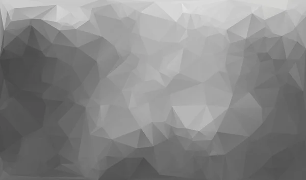 Grijs wit veelhoekige mozaïek achtergrond, vectorillustratie, creatieve Business Design Templates — Stockvector