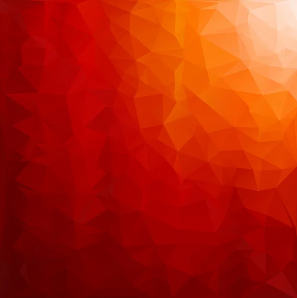 Fondo de mosaico poligonal rojo, ilustración vectorial, plantillas creativas de diseño empresarial — Vector de stock