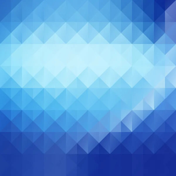 Blau weiß nahtlosen Mosaik-Hintergrund, Vektorillustration, kreative Business-Design-Vorlagen — Stockvektor