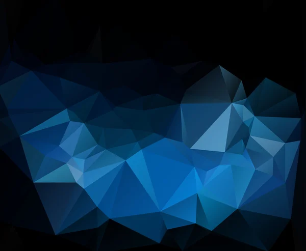 Fundo do mosaico poligonal da luz azul, ilustração do vetor, modelos criativos do projeto do negócio — Vetor de Stock