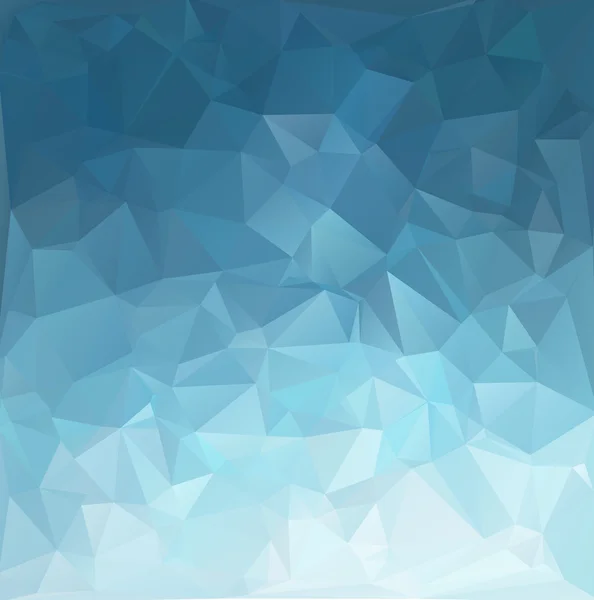 Blau weiß polygonalen Mosaik-Hintergrund, kreative Business-Design-Vorlagen — Stockvektor
