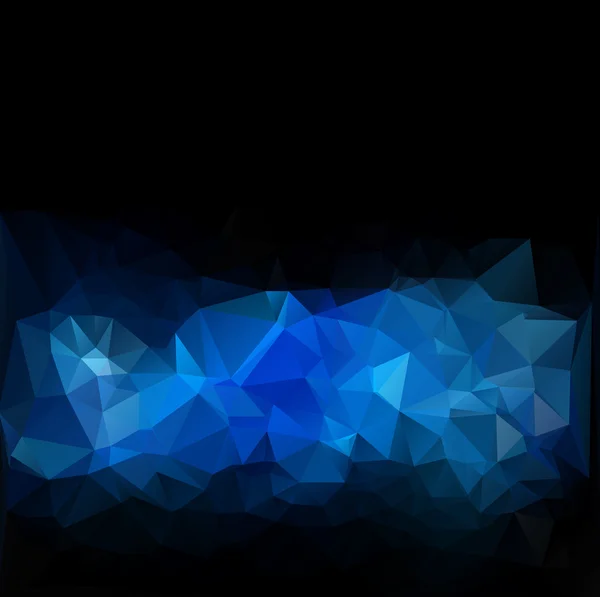 Blue Light Polygonal Mosaic Background, Creative  Business Design Templates — Stockový vektor