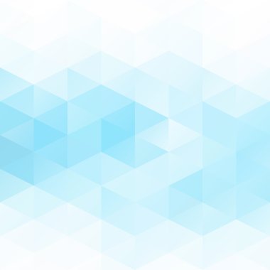 Blue White Mosaic Background, Creative  Business Design Templates