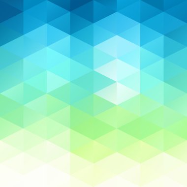 Blue White Mosaic Background, Creative  Business Design Templates