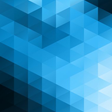 Blue White Mosaic Background, Creative  Business Design Templates