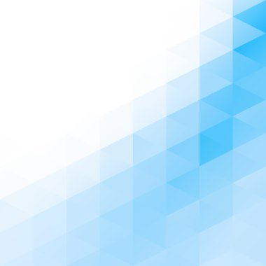 Blue White Mosaic Background, Creative  Business Design Templates