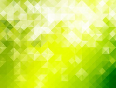 Green Block Grid Mosaic Background, Creative Design Templates