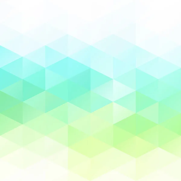 Blau-weißer Mosaik-Hintergrund, kreative Business-Design-Vorlagen — Stockvektor