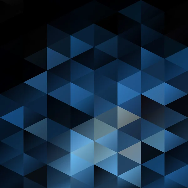 Fond de mosaïque blanche bleue, modèles de conception d'entreprise créative — Image vectorielle