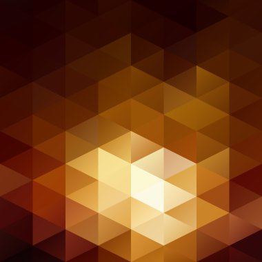 Turuncu mozaik arka plan, yaratıcı tasarım şablonları