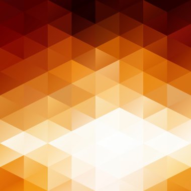 Turuncu mozaik arka plan, yaratıcı tasarım şablonları