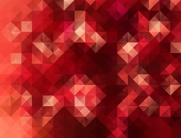 Red Block Mosaic Background, Creative  Business Design Templates — Stockový vektor