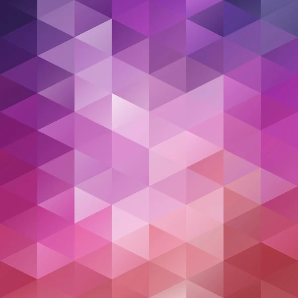 Purple Mosaic Background, Creative Design Templates — Stock Vector