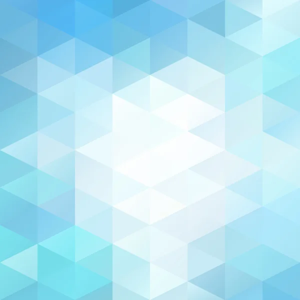 Fondo azul blanco brillante mosaico, plantillas de diseño creativo — Vector de stock