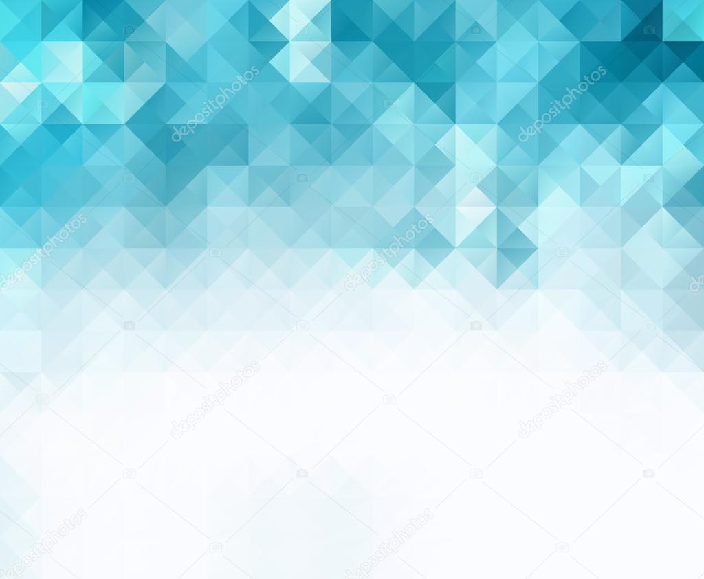 Blue White Mosaic Background, Creative  Business Design Templates