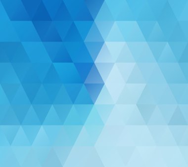 Mavi parlak mozaik renkli, yaratıcı tasarım şablonları