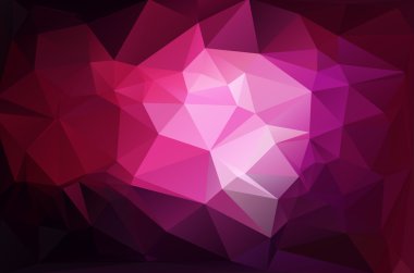 Pink Light Polygonal Mosaic Background, Vector illustration,  Creative  Business Design Templates