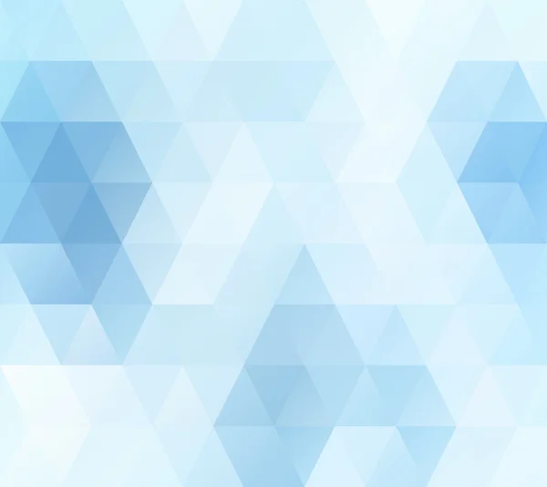 Mavi beyaz parlak mozaik renkli, yaratıcı tasarım şablonları — Stok Vektör