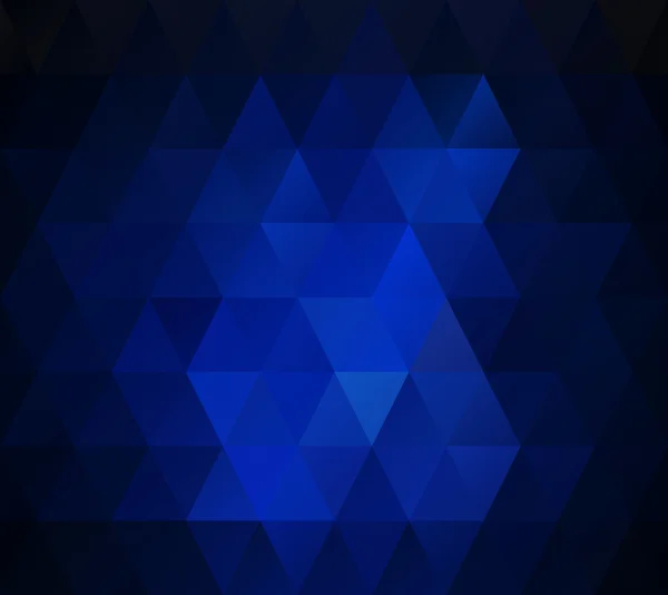 Mavi parlak mozaik renkli, yaratıcı tasarım şablonları — Stok Vektör