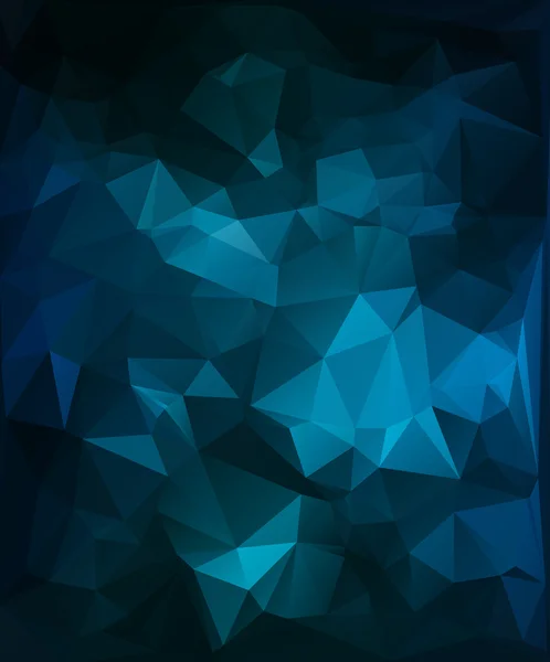 Blue Light Polygonal Mosaic Background, Vector illustration,  Creative  Business Design Templates — Stock vektor