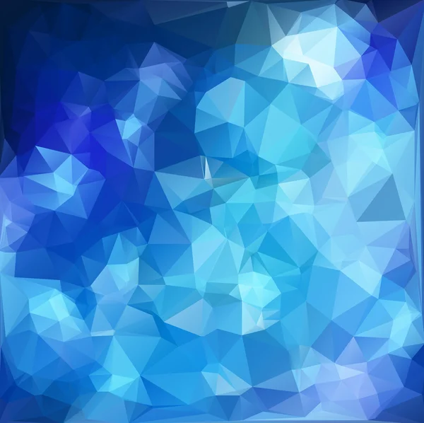 Blue White Polygonal tło mozaiki, Wektor ilustracji, Kreatywne szablony Business Design — Wektor stockowy