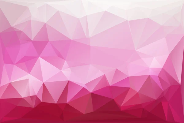 Fondo de mosaico poligonal blanco rosado, ilustración vectorial, plantillas creativas de diseño de negocios — Vector de stock