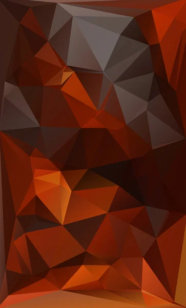 Fondo de mosaico poligonal de fuego rojo, ilustración vectorial, plantillas creativas de diseño de negocios — Vector de stock