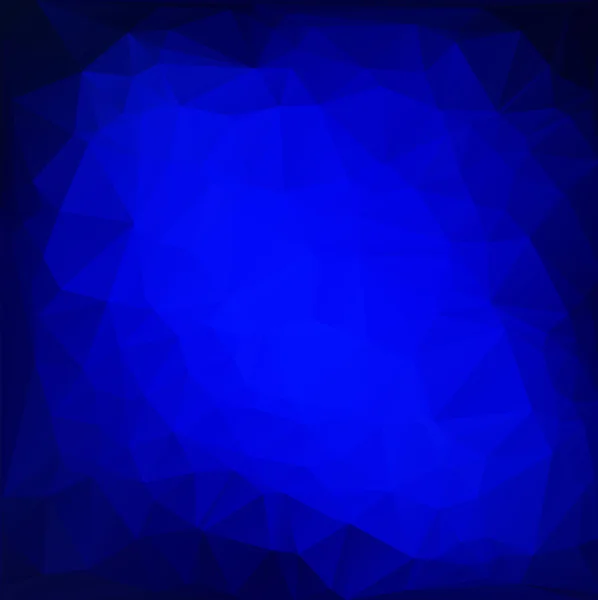 Fondo de mosaico poligonal azul, ilustración vectorial, plantillas creativas de diseño empresarial — Vector de stock