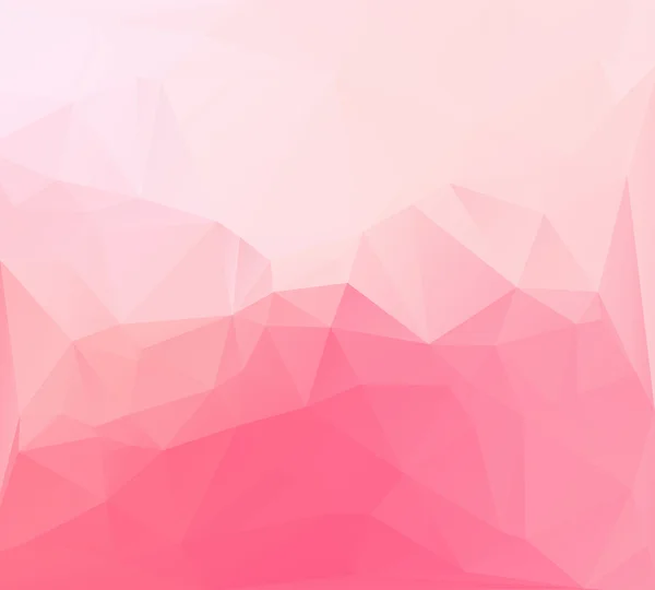 Sfondo mosaico poligonale bianco rosa, Illustrazione vettoriale, Modelli di business design creativo — Vettoriale Stock