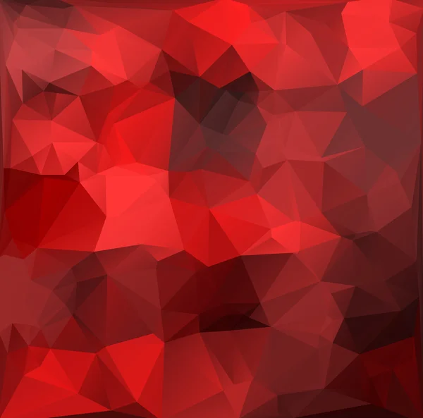 Red White Polyzonic Mosaic Background, Vector illustration, Creative Business Design Template — 스톡 벡터