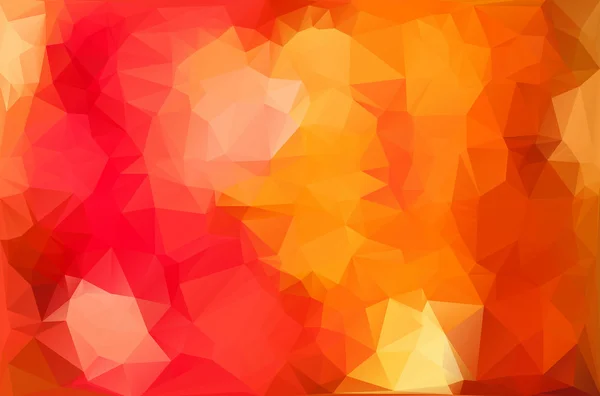 Fondo de mosaico poligonal de fuego rojo, ilustración vectorial, plantillas creativas de diseño de negocios — Vector de stock