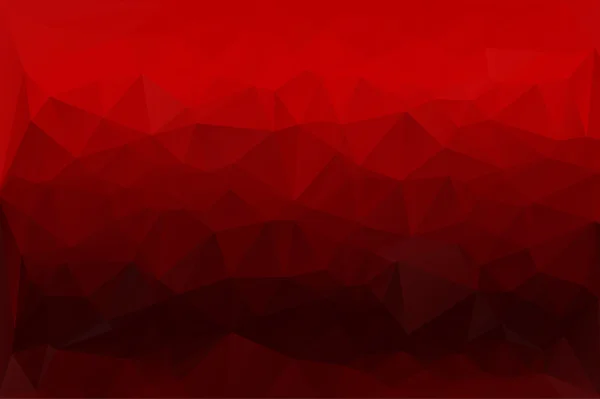Sfondo mosaico poligonale bianco rosso, Illustrazione vettoriale, Modelli di business design creativo — Vettoriale Stock