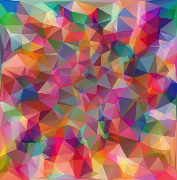 Цветной многоугольный фон мозаики, векторная иллюстрация, шаблоны креативного дизайна — стоковый вектор