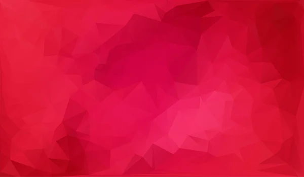 Red Pink Polygonal Mosaic Background, Vector illustration,  Creative  Business Design Templates — 스톡 벡터