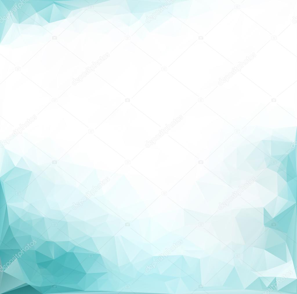 Blue White Polygonal Mosaic Background, Vector illustration,  Creative  Business Design Templates