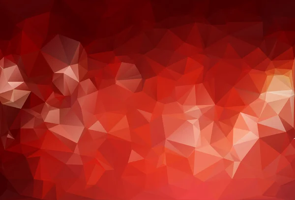 Arrière-plan mosaïque polygonale blanche rouge, Illustration vectorielle, Modèles de conception d'entreprise créative — Image vectorielle