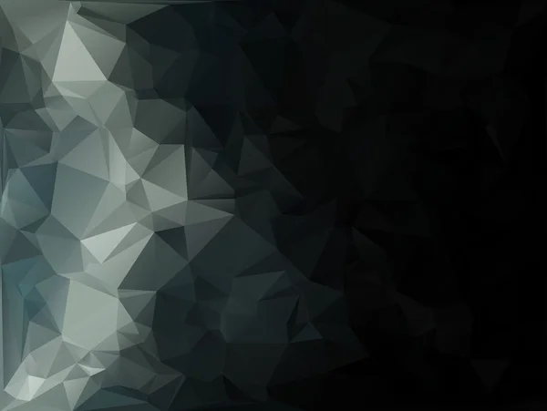 Gray White Polygonal Mosaic Background, Creative  Business Design Templates — 스톡 벡터