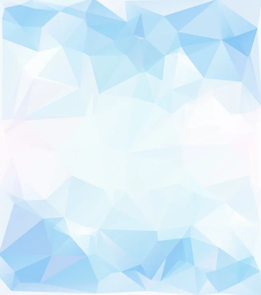 Fondo de mosaico poligonal azul, plantillas de diseño creativo — Vector de stock