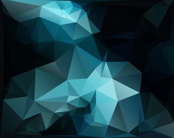 Синий многоугольный фон мозаики, шаблоны креативного дизайна — стоковый вектор