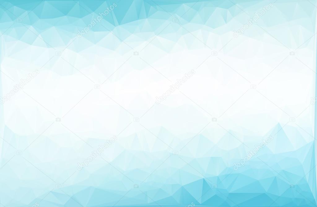 Blue Polygonal Mosaic Background, Creative Design Templates