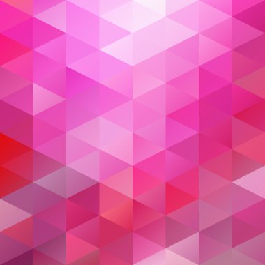 Pink Bright Mosaic Background, Creative Design Templates