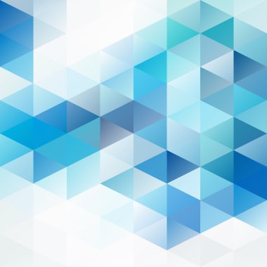 Mavi Izgara Mozaik Arkaplan, Yaratıcı Tasarım Şablonları