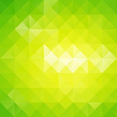 Green Bright Mosaic Background, Creative Design Templates