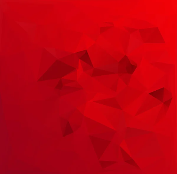 Red sfondo mosaico poligonale, Modelli di design creativo — Vettoriale Stock