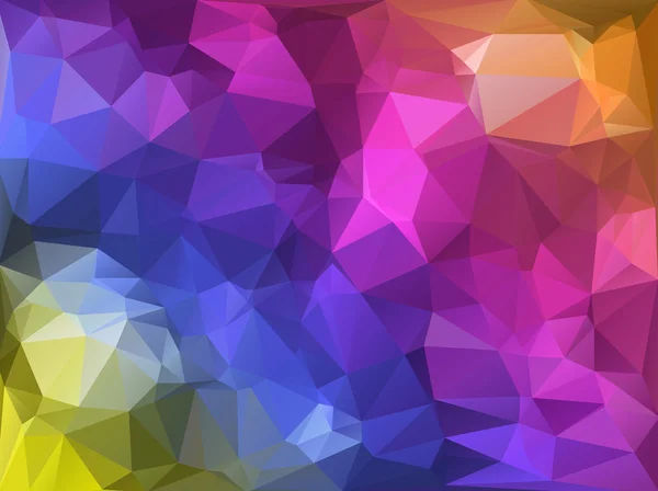 Fondo de mosaico poligonal colorido, plantillas de diseño creativo — Vector de stock