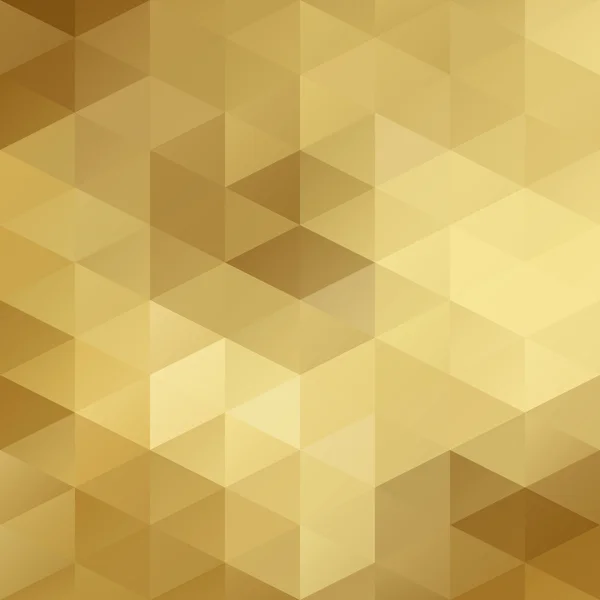 Gold Bright Mosaic Background, Creative Design Templates — Stock Vector