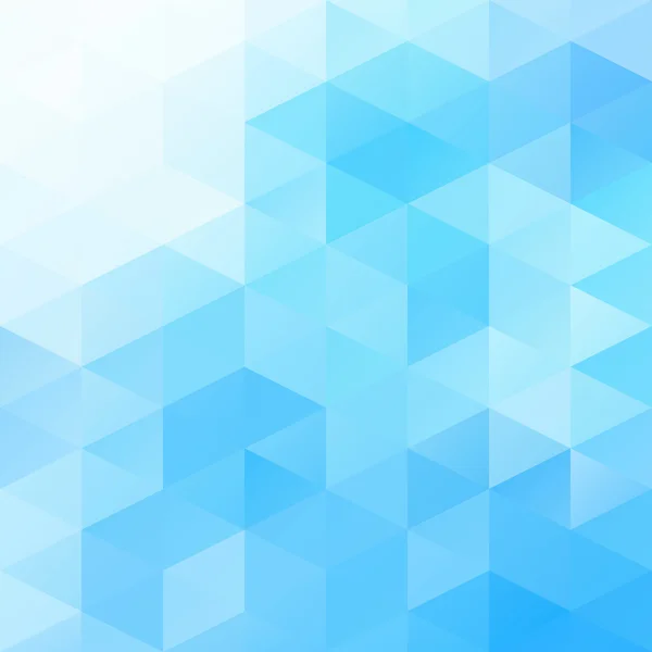 Modré bílé světlé mozaika pozadí, kreativní Design šablony — Stockový vektor
