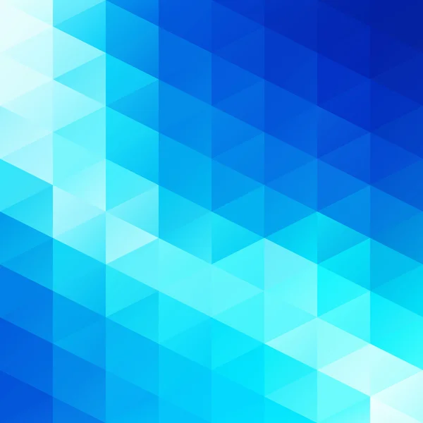 Blaue helle Mosaik-Hintergrund, kreative Design-Vorlagen — Stockvektor