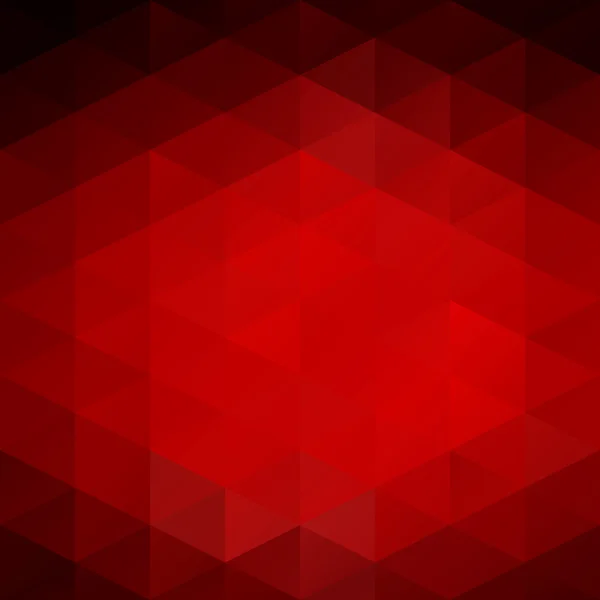 Červená mozaika pozadí, tvůrčí design šablony — Stockový vektor