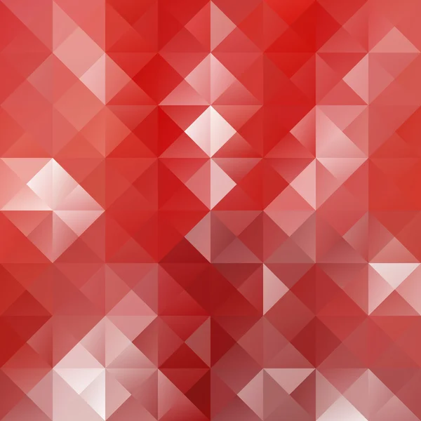 Czerwone tło mozaiki, kreatywne szablony wzornictwa — Wektor stockowy